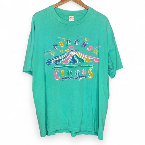 RARE Vintage circus circus graphic t-shirt - Picture 1 of 6